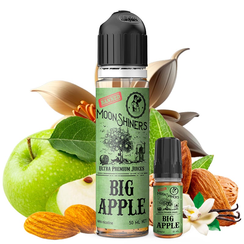E-Liquid Big Apple 50ml 3mg Moonshiners