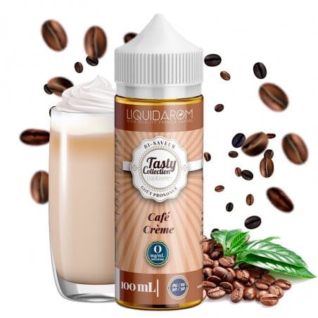 Café Crème - Shortfill format - Tasty by LiquidArom | 100ml