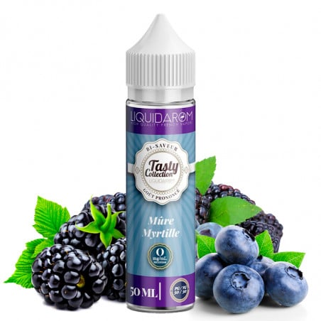 Blackberry Blueberry - Shortfill format - Tasty by LiquidArom | 50ml