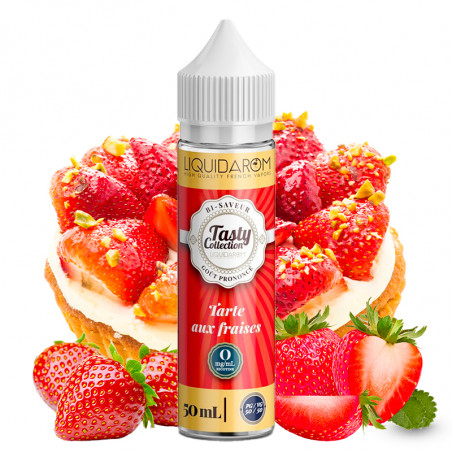 Erdbeer-Tarte - Shortfill Format - Tasty by LiquidArom | 50ml