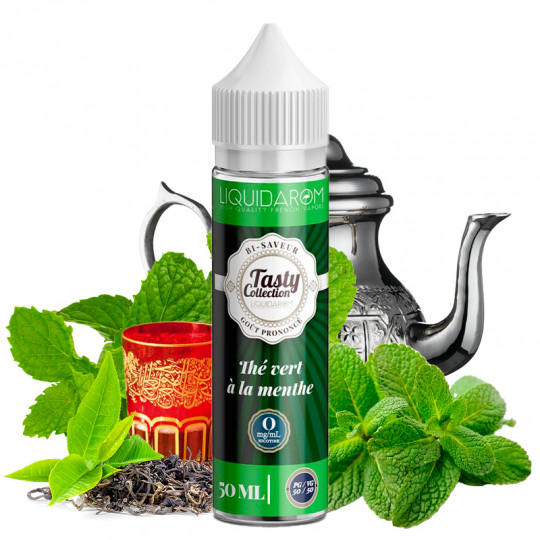 Green Tea - Shortfill format - Tasty by LiquidArom | 50ml