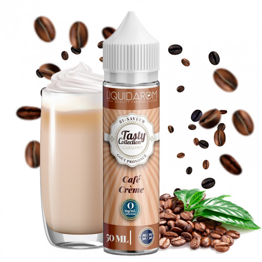 Café Crème - Shortfill format - Tasty by LiquidArom | 50ml