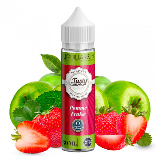 Erdbeere Apfel - Shortfill Format - Tasty by LiquidArom | 50ml