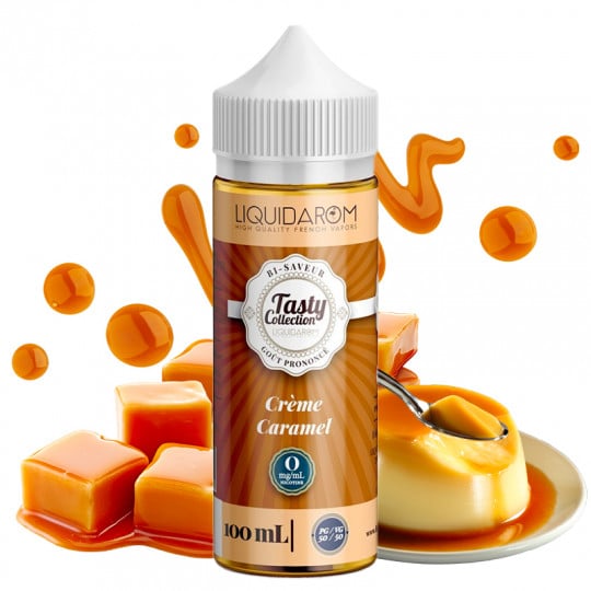 Crème Caramel - Shortfill format - Tasty by LiquidArom | 100ml Crème Caramel - Shortfill format - Tasty by LiquidArom | 100ml