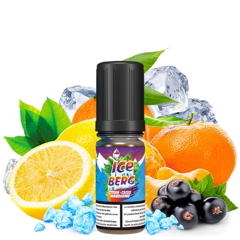 E-Liquid Zitrone Cassis Mandarine - Nikotinsalze - Iceberg by O'Jlab | 10 ml