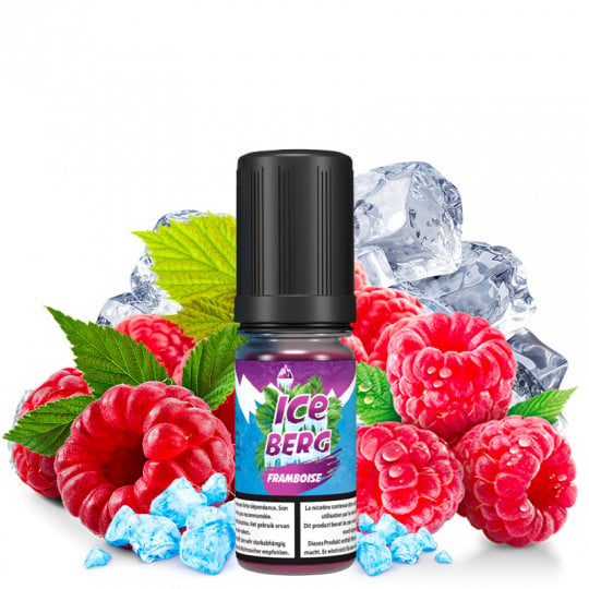 E-liquide Sel de nicotine goût Framboise Glacée Iceberg OJlab