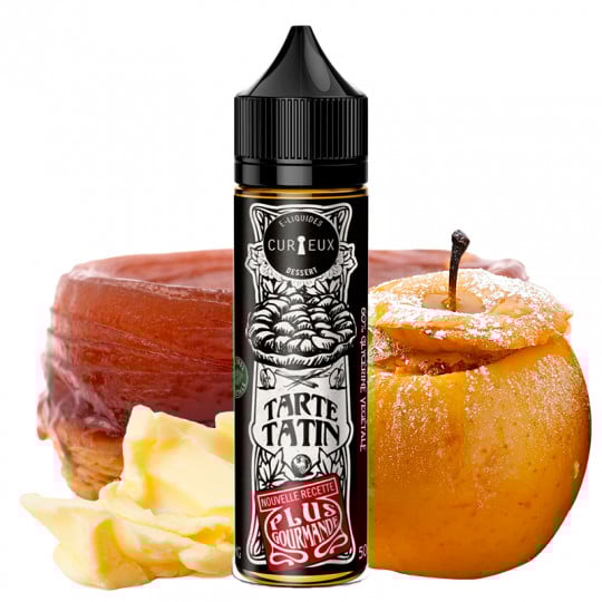 Tarte Tatin (Apfelkuchen & Karamell) - Édition Dessert by Curieux | 50ml "Shortfill 70ml" Tarte Tatin (Apfelkuchen & Karamell) - Édition Dessert by Curieux | 50ml "Shortfill 70ml"