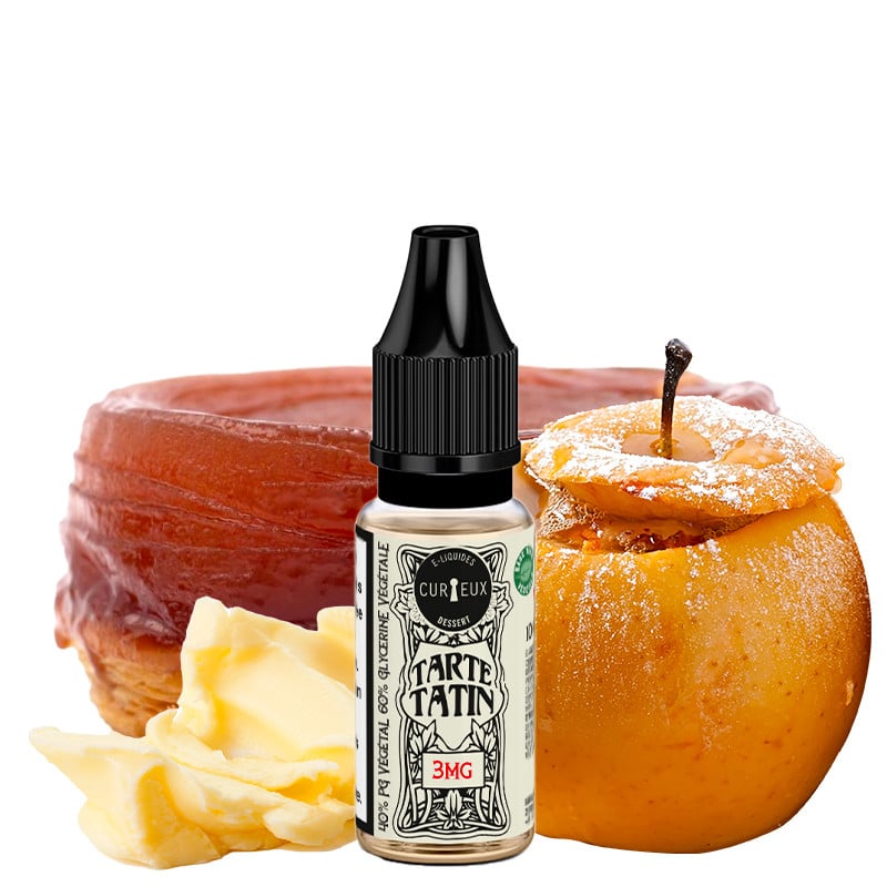 E-Liquid Tarte Tatin (Apfelkuchen, Karamell & Gewürze) - Edition Dessert by Curieux | 10ml