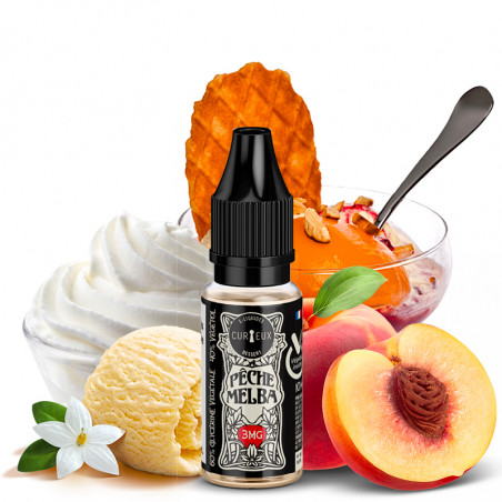 E-liquide Pêche Melba - Edition Dessert by Curieux | 10ml