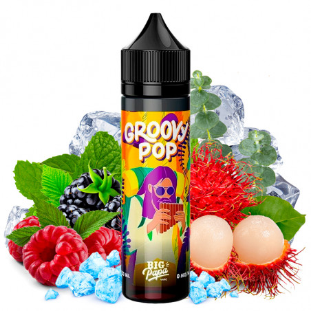 Groovy Pop (Brombeere, Rambutan & Eukalyptus) - Big Papa | 50 ml "Shortfill 70 ml"