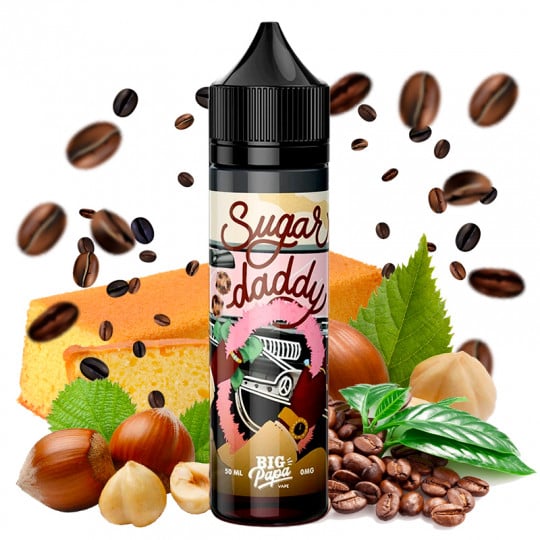 Sugar Daddy (Biskuit, Kaffee & Haselnuss) - Big Papa | 50 ml "Shortfill 70 ml"