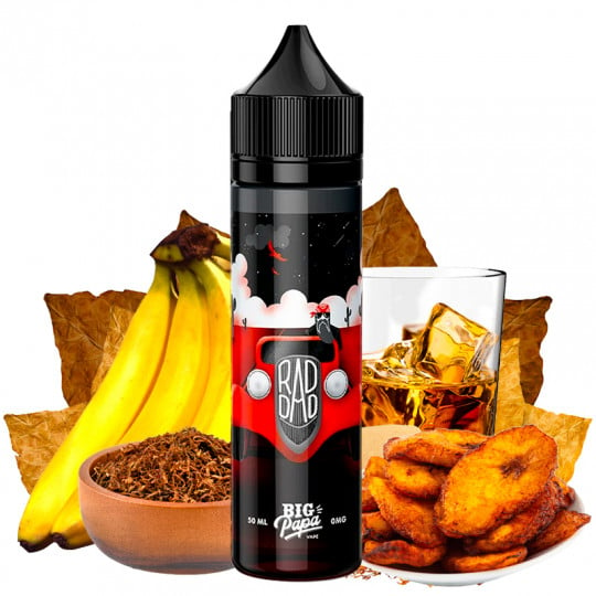 Rad Dad (Classic-Blend & Whisky-Banane) - Big Papa | 50 ml "Shortfill 70 ml"