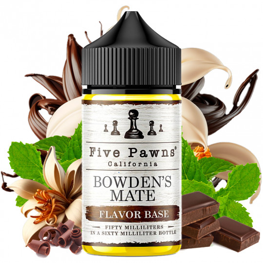 Bowden's Mate (Schokolade, Vanille & Minze) - Five Pawns | 50 ml "Shortfill 60 ml"