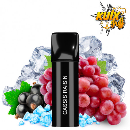 Cartridge Kuix Puff Blackcurrant Grape Fresh - Kuix Puff by LiquideLab | 2 ml