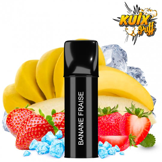 Cartridge Kuix Puff Banana Strawberry Fresh - Kuix Puff by LiquideLab | 2 ml