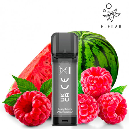 Cartouches Elfa - Raspberry Watermelon - Elf bar | Pack x2