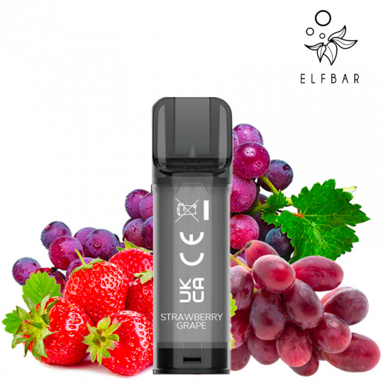 Cartouches Elfa - Strawberry Grape - Elf bar | Pack x2