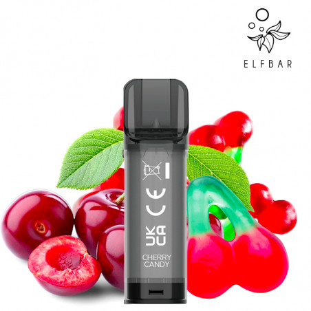 Cartouches Elfa - Cherry Candy - Elf bar | Pack x2