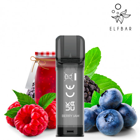 Cartouches Elfa - Berry Jam - Elf bar | Pack x2
