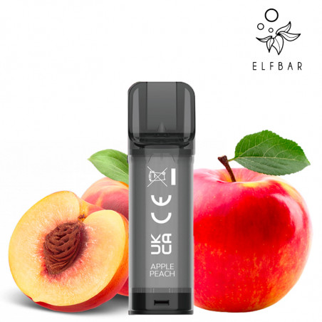 Cartouches Elfa - Apple Peach - Elf bar | Pack x2