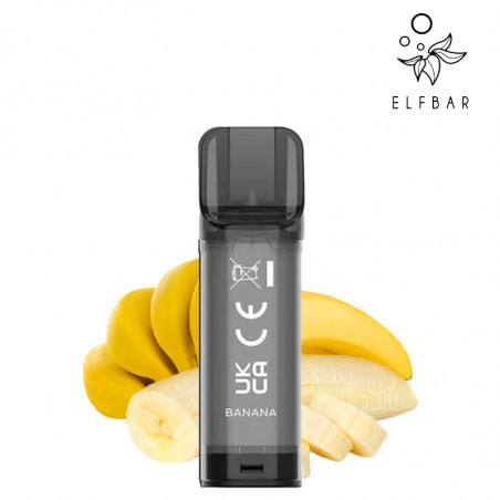 Cartouches Elfa - Banana - Elf bar | Pack x2