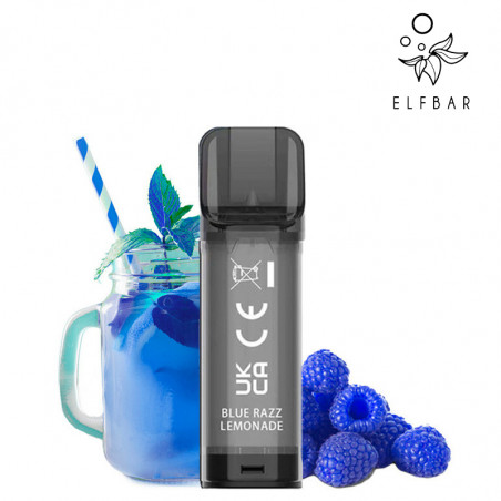 Cartouches Elfa - Blue Razz Lemonade - Elf bar | Pack x2
