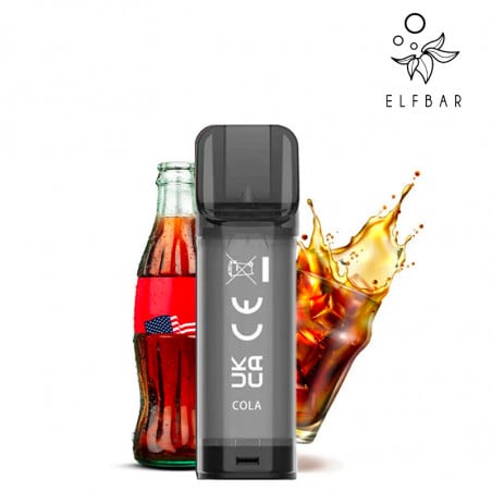 Cartouches Elfa - Cola - Elf bar | Pack x2