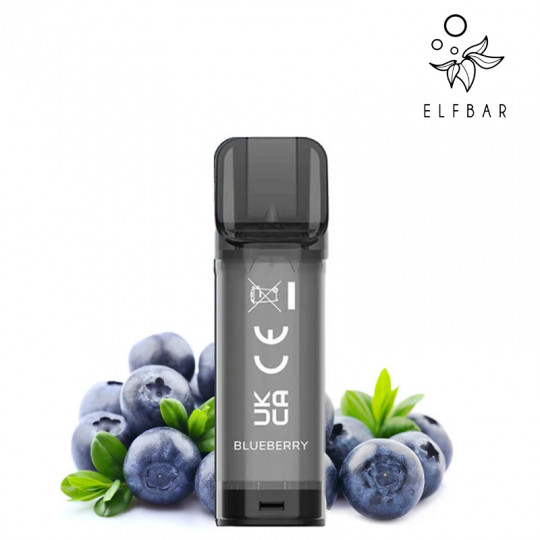Cartouches Elfa - Blueberry - Elf bar | Pack x2