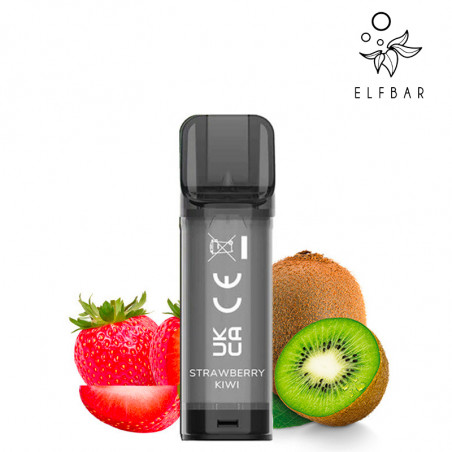 Cartouches Elfa - Strawberry Kiwi - Elf bar | Pack x2