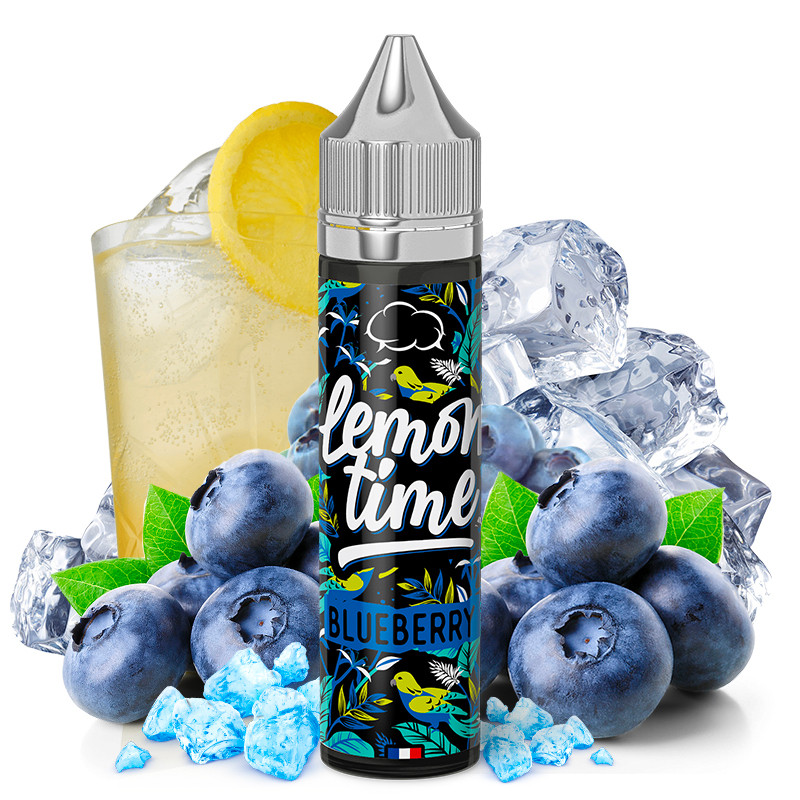 E-Liquid Blueberry (Heidelbeere, Limonade & Ice) - Lemon'Time by Eliquid France | 50 ml "Shortfill 70 ml"