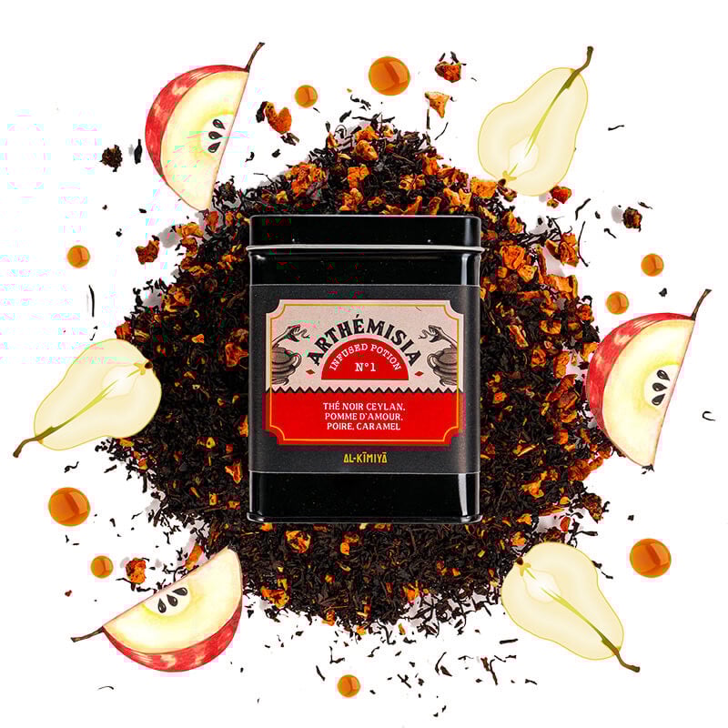 Thé Arthémisia N°1 avec saveurs et visuel du thé