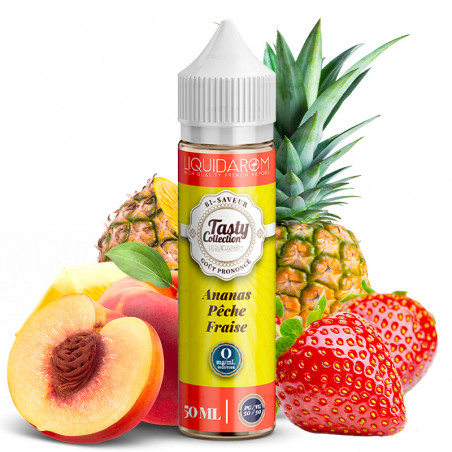 Ananas Pêche Fraise - Tasty by LiquidArom | 50 ml "Shortfill 70 ml"