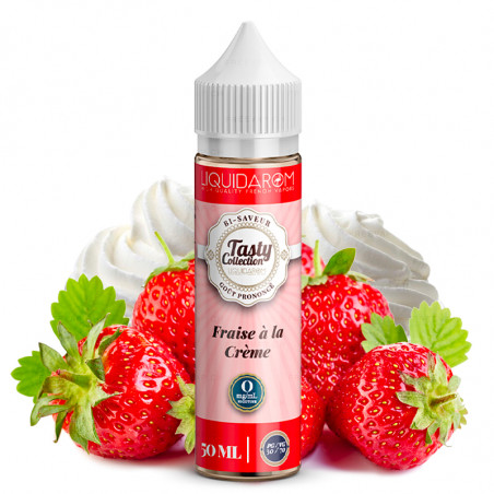 Erdbeere mit Sahne - Tasty by LiquidArom | 50 ml "Shortfill 70 ml"
