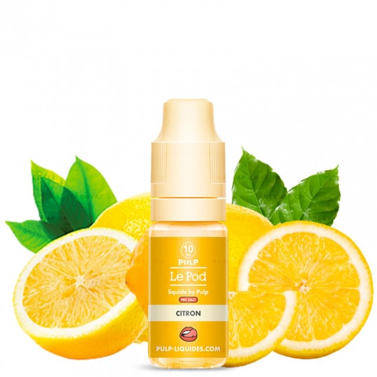 Citron (Zitrone) - Nikotinsalz - Le POD by Pulp | 10 ml Citron (Zitrone) - Nikotinsalz - Le POD by Pulp | 10 ml