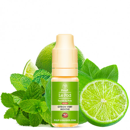 Citron Vert Menthe (Limette & Grüne Minze) - Nikotinsalz - Le POD by Pulp | 10 ml