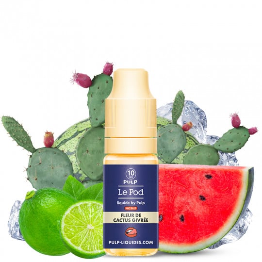 Fleur de Cactus Givré - Sels de nicotine - Le POD by Pulp | 10 ml Fleur de Cactus Givré - Sels de nicotine - Le POD by Pulp | 10 ml