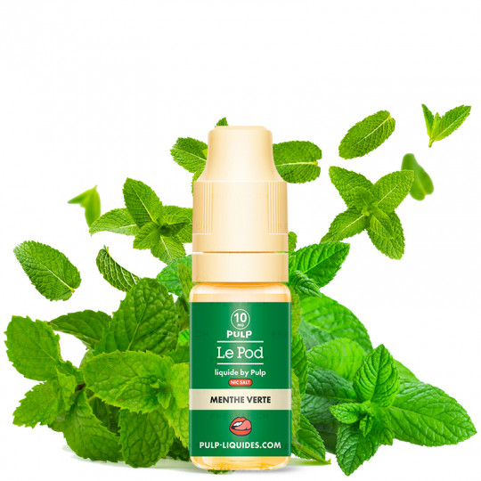Menthe Verte (Grüne Minze & Menthol) - Nikotinsalz - Le POD by Pulp | 10 ml Menthe Verte (Grüne Minze & Menthol) - Nikotinsalz - Le POD by Pulp | 10 ml