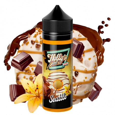 Seattle (Donut, Vanille & Schoki) - Holly's Sweet by Knoks | 50 ml "Shortfill 75 ml"