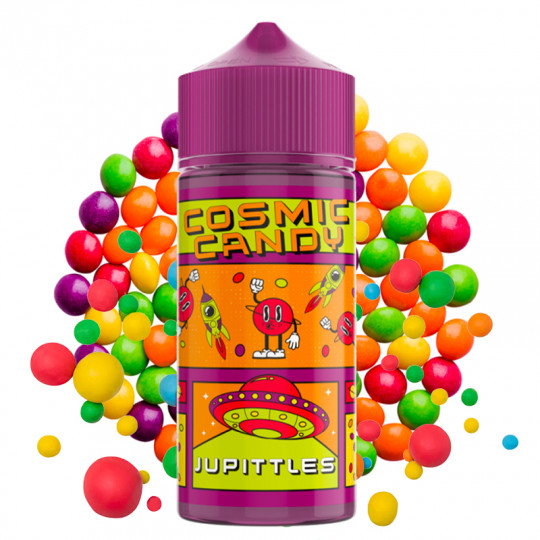 Jupittles (säuerlich-fruchtige Skittles-Bonbons) - Cosmic Candy by Secret's Lab | 60 ml mit Nikotin