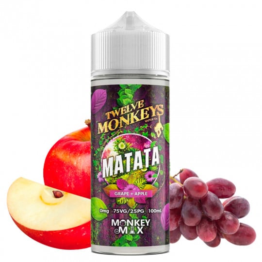 Matata (Apfel & Traube) - Twelve Monkeys | 100 ml "Shortfill 120 ml"