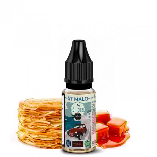 St Malo (Pfannkuchen & Karamell) - Nikotinsalz - Édition Côte Ouest by Curieux | 10ml St Malo (Pfannkuchen & Karamell) - Nikotinsalz - Édition Côte Ouest by Curieux | 10ml