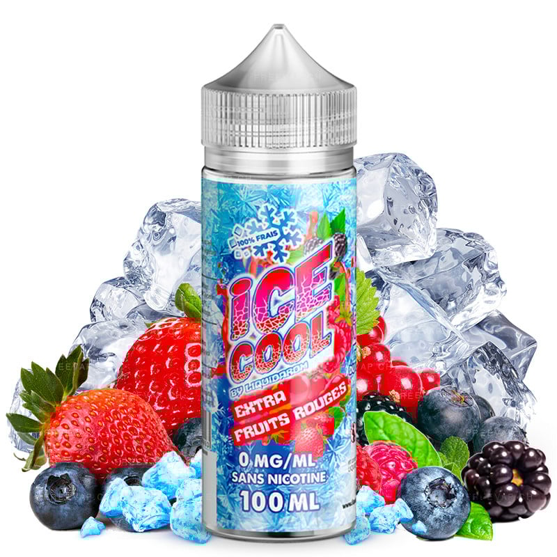 E-liquid Extra Red Fruits - Ice Cool 100 ml