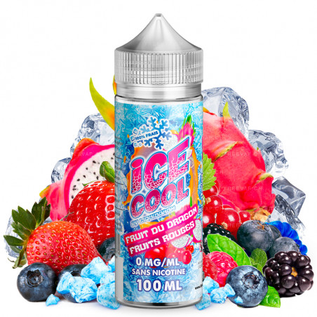 Fruit du dragon & Fruits rouges - Ice Cool by LiquidArom | 100ml "Shortfill 120 ml"