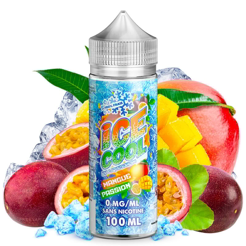 E-liquide saveur Mangue Passion - Grand format 100 ml Ice Cool Liquidarom