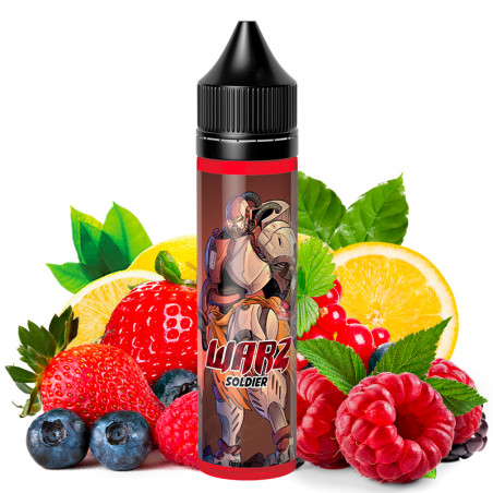 Soldier (Rote Früchte, Himbeere & Zitrone) - Warz by O'Jlab | 50 ml "Shortfill 75 ml"