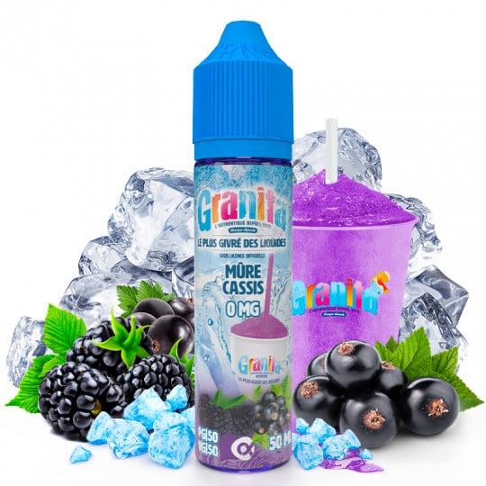 Mûre Cassis - Granita by Alfa | 50 ml "Shortfill 75 ml" Mûre Cassis - Granita by Alfa | 50 ml "Shortfill 75 ml"
