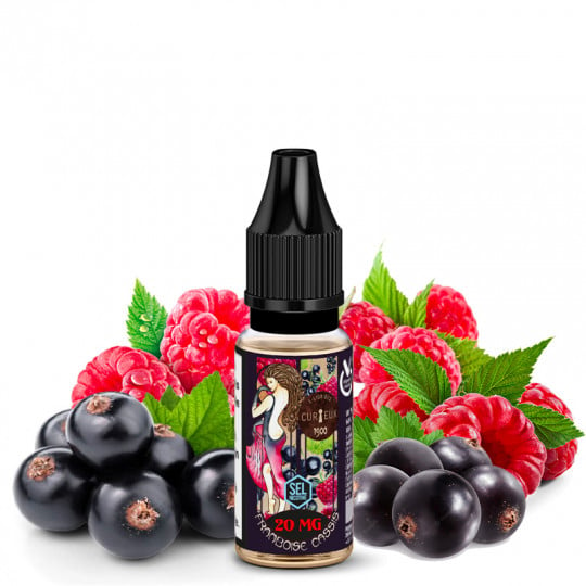 Raspberry Blackcurrant - Nicotine Salt - Édition 1900 By Curieux | 10ml