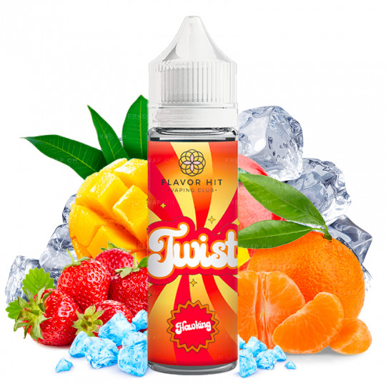 Hawking (Ananas, Erdbeere, Orange & Mango) - Twist By Flavor Hit | 50ml "Shortfill 70 ml"