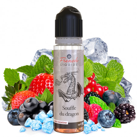 Souffle du Dragon (Rote Früchte, Cassis & Minze) - Le French Liquide | 50 ml "Shortfill 70 ml"