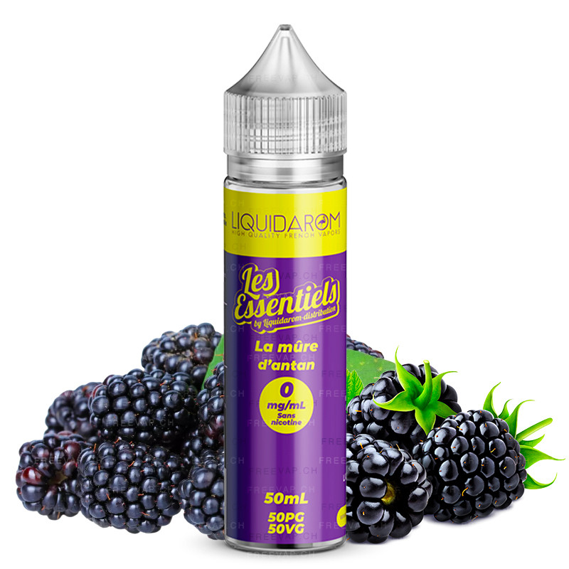 E-liquid Blackberry flavor - Les essentiels by Liquidarom 50 ml